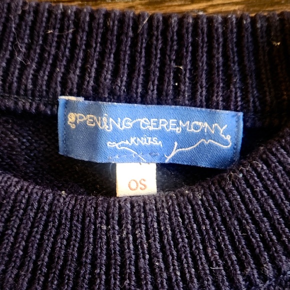 COPY - Opening Ceremony Red White & Blue "FRANCE" Sweater - One Size - Picture 2 of 3